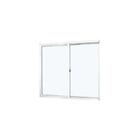 Janela Wc De Alumínio 02 Folhas Fit Branca - 40x40