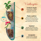 Jardim Vertical / Horta Vertical / Floreira Suspensa Metro