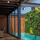 Jardim Vertical Artificial 2,5m² Instalação Fácil Plantas Per