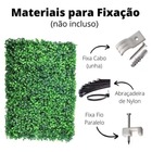 Jardim Vertical Artificial Placa Buchinho 60x40cm C/1 Placa