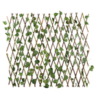 Jardim Vertical Artificial Plástico Verde 70x25cm FlorArt