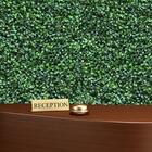 Jardim Vertical Com 18 Painéis De Buxinhos Folhagens Verdes A