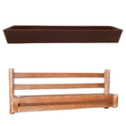 Jardim Vertical De Madeira 80cm Com 1 Jardineira