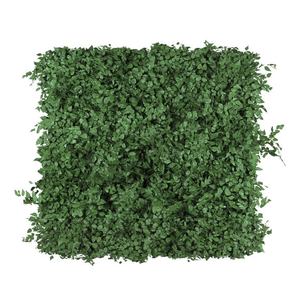 Jardim Vertical Fibra Natural Verde Avença 100x100cm Artesanal Teares