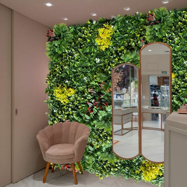 Jardim Vertical Permanente 4,5m² Alta Qualidade E Realismo Ex