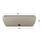 Jardineira Amsterdã Bege 16x53cm Floridis