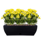 Jardineira Amsterdã Preto 16x53cm Floridis