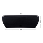Jardineira Amsterdã Preto 16x53cm Floridis