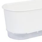 Jardineira Autoirrigável Branca 14x40cm