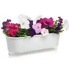 Jardineira Autoirrigável Branca 14x40cm