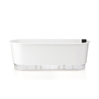 Jardineira Autoirrigável Branca 14x40cm