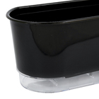 Jardineira Autoirrigável Preta 14x40cm