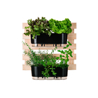 Jardineira Autoirrigável Preta 14x40cm