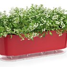 Jardineira Autoirrigável Raíz - 40cm Vermelho