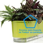 Jardineira Autoirrigável Raiz - Gourmet - Preto - Alecrim