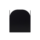 Jardineira Baixo em Metal 80x22x19cm de Chão e Parede Preto Flower Maxeb