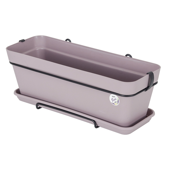 Jardineira Bari Lilás Vintage 18x50cm Okla