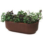 Jardineira Flora 25x16 cm Argila