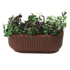 Jardineira Flora 25x16 cm Argila