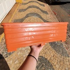 Jardineira Floreira De Plástico 50cm P/ Plantas Terracota