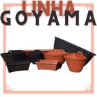 Jardineira Grande De Plástico Para Plantas 50x17cm Preto