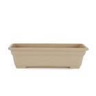 Jardineira Grande em Plastico 9x12cm Areia Vicenza Desli