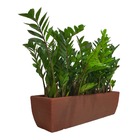 Jardineira Para Plantas 1 metro Floreira Marrom  de Jardim