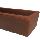 Jardineira para Plantas em Polietileno 80x15cm Havana Marrom