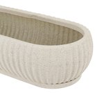 Jardineira Pequena em Plástico 12x50cm com Prato Areia Naterial