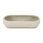 Jardineira Pequena em Plástico 12x50cm com Prato Areia Naterial