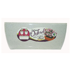 Jardineira Plástica Oxford Granito 24cm