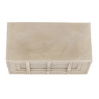 Jardineira Plástico Cubo 30x60cm Antique Camurça Vasart