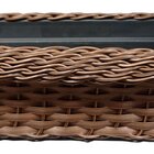 Jardineira Plástico De Fibra Sintética Trançada Nº2 Bambu Art