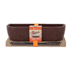 Jardineira Plástico de Parede Marrom 17x50cm Floridis