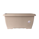 Jardineira Plástico JS45CT Siena Cinza 21x25x45cm Okla