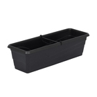 Jardineira Plástico Roma Preto Grande