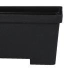 Jardineira Plástico Roma Preto Médio