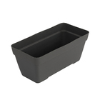 Jardineira Plástico Sampa Cinza Grande