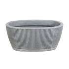 Jardineira Plástico SP27 Cimento 23x51x51cm Vasart