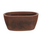 Jardineira Plástico SP27 Marrom 23x51x51cm Vasart