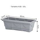 Jardineira Romano 35 (3,5l) Cinza Nutriplan