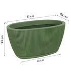Jardineira Sp27 (51x23) Verde Artstone Vasart