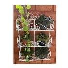 Jardineira Suporte Floreira Ferro Branco Jardim Vertical 3 An