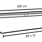 Jardineira Viena Para Plantas 100x20cm Floreira Polietileno B