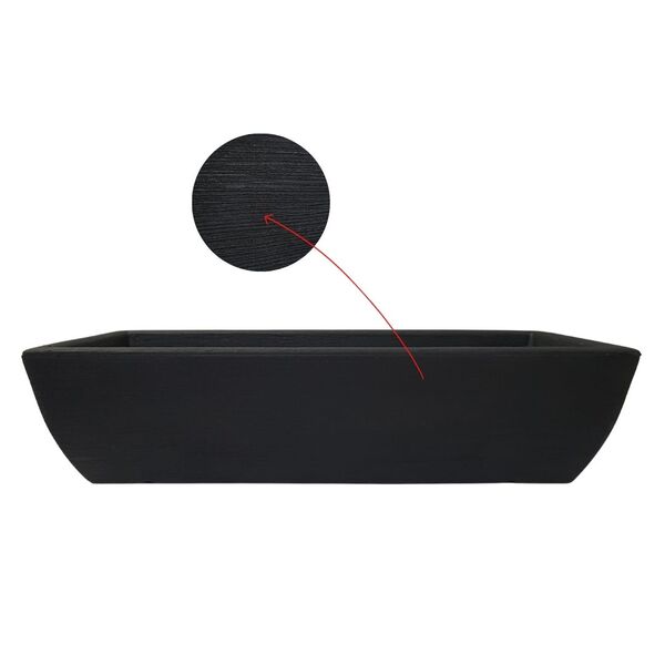 Jardineira Viena Para Plantas 60x20cm Floreira Polietileno -