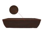 Jardineira Viena Para Plantas 60x20cm Floreira Polietileno -