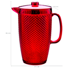 Jarra Acrílico De Suco Ou Água Bico De Jaca 2,36l Anos Retrô