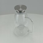 Jarra Água Suco Home&co Tampa Inox Borossilicato 3,5l 28x16x1