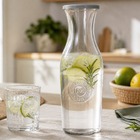 Jarra Americano de Vidro 1200ml Transparente com Tampa Nadir