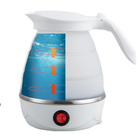 Jarra Chaleira Eletrica Silicone Retratil 600ml  Portatil Via